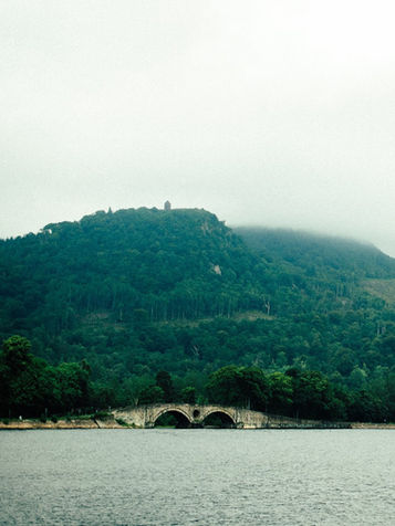 Loch Fyne at The George Hotel, Inveraray, Argyll. Scotland.